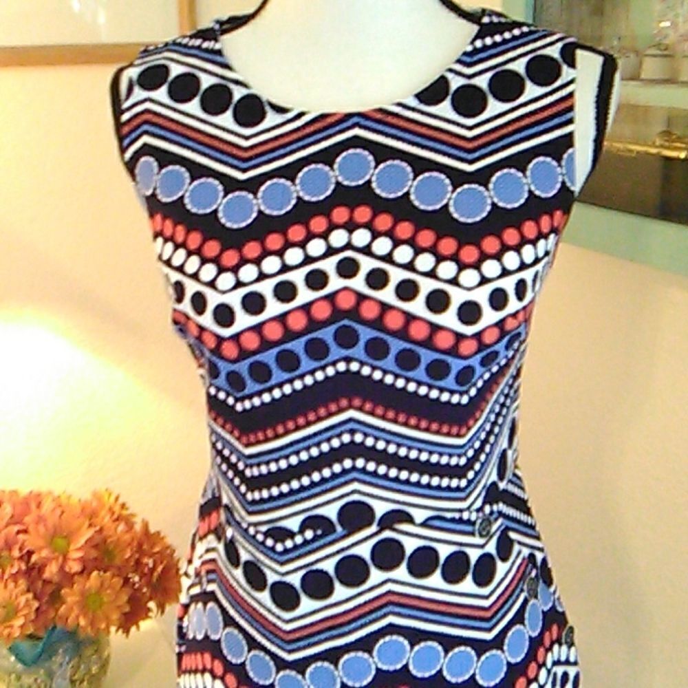 Enfocus Studio Polka Dot Dress - Picture 2 of 14